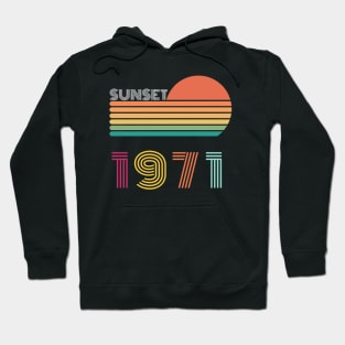 Sunset Retro Vintage 1971 Hoodie